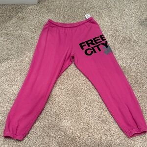 Free City Women’s Pink Sweatpants